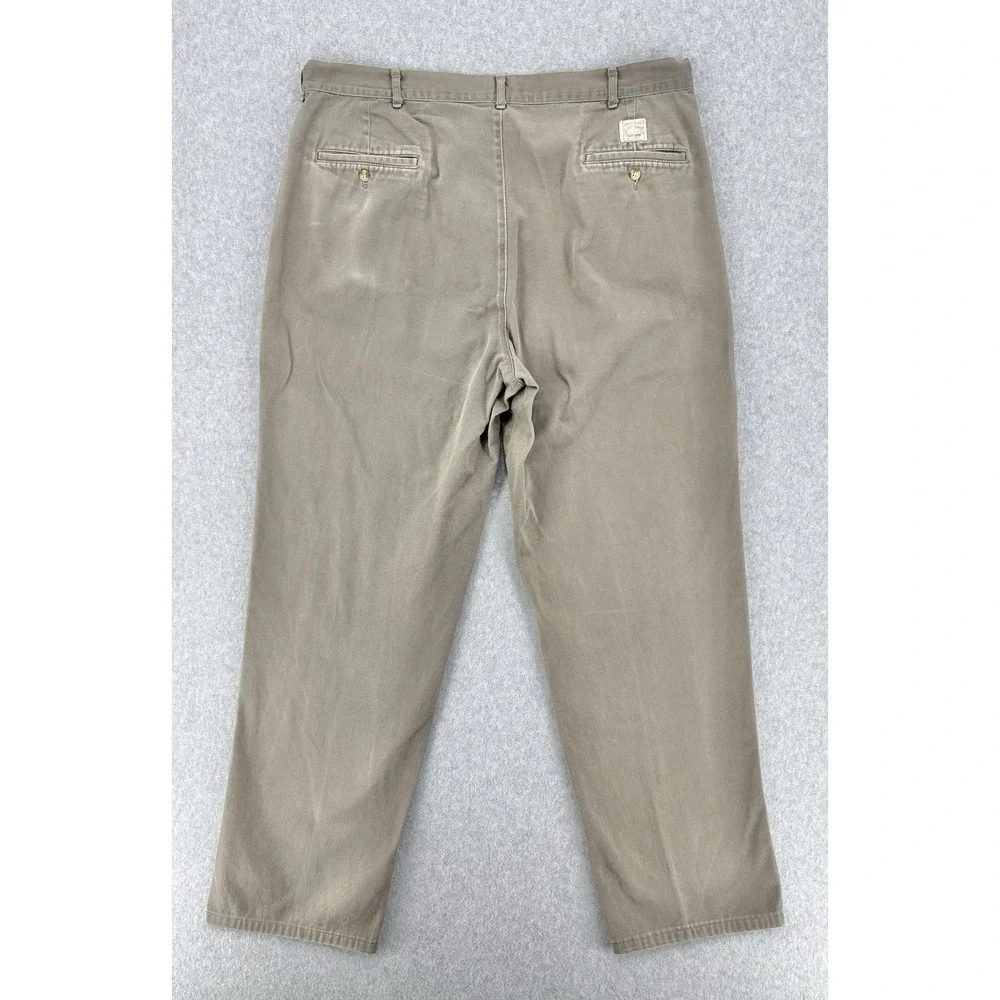 Vintage Polo Ralph Lauren USA Polo Chino Pleated Khaki Pants Men's 38x32